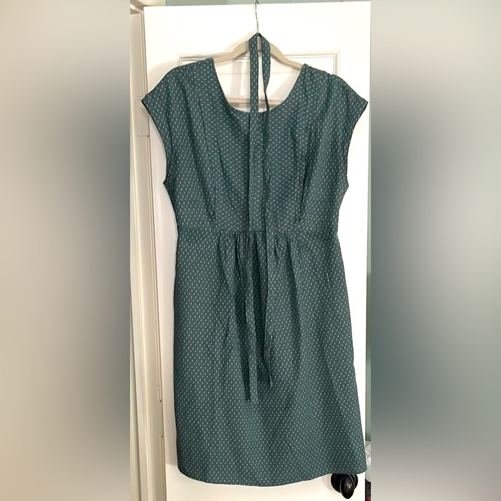 Seraphine maternity and nursing Blue Green Sheath Dress